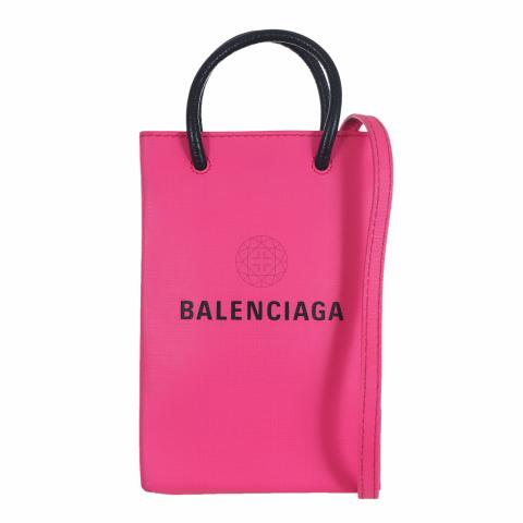 Balenciaga pink best sale phone bag